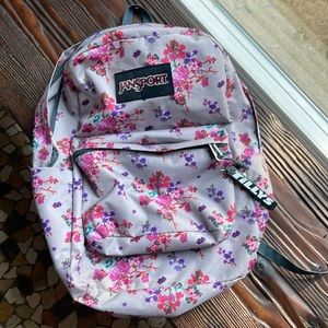 Perfect condition! Floral Jansport backpack